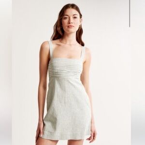 Abercrombie & Fitch Emerson Linen Blend Mini Skort Dress